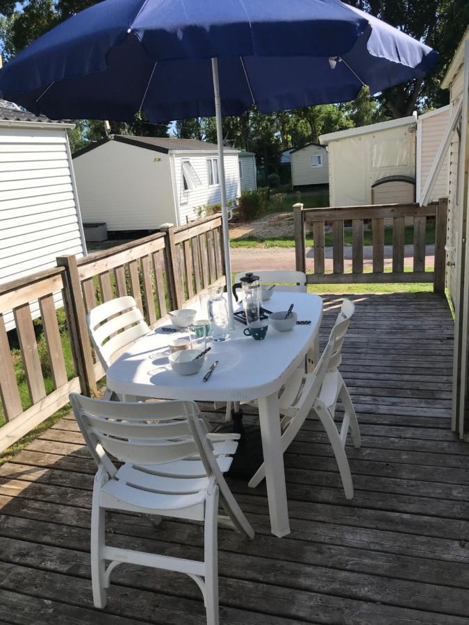 Mobil Home à Meschers au camping l'Escale proche de Royan Esterno foto